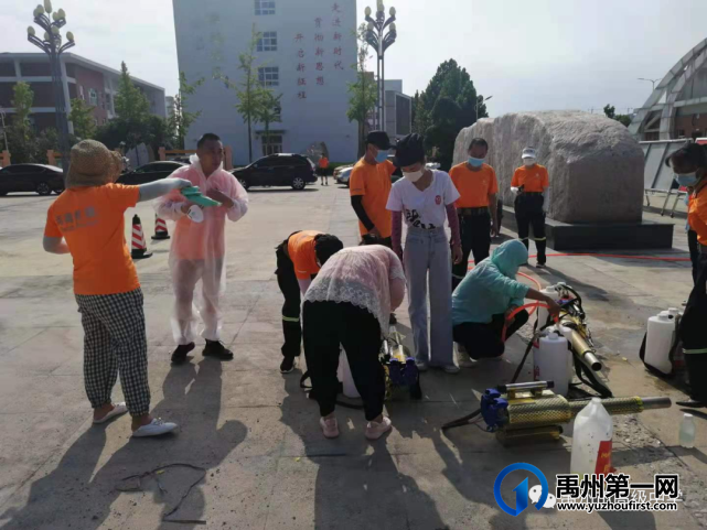 禹州高中对校园进行全面疫情防控消杀 禹州高中对校园进行全面疫情防控消杀