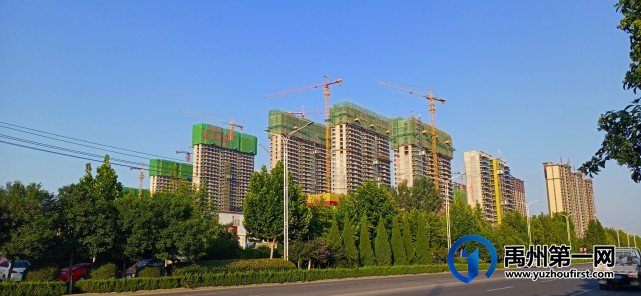 禹州碧桂园城市之光9月实景进度实拍