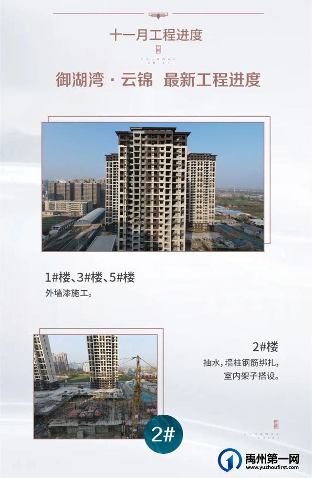 禹州御湖湾林溪11月工程进度丨冬日暖阳展信悦