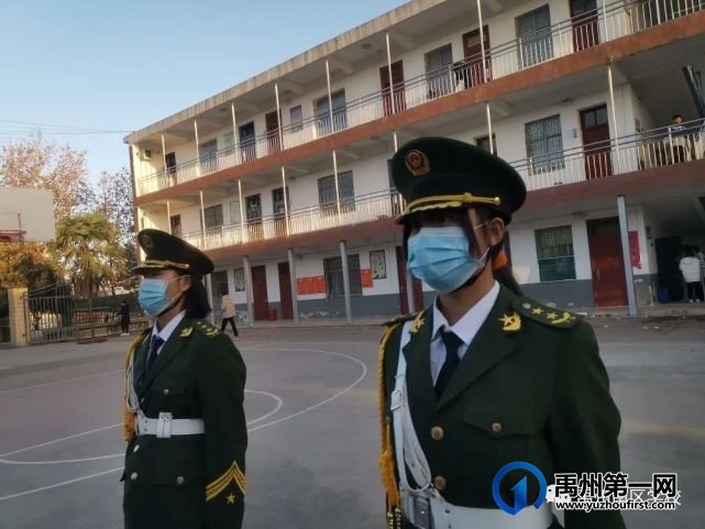 斗志昂扬，放飞梦想｜禹州南区学校升旗仪式