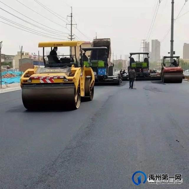 打通老城主干道 禹州华夏大段西段顺利通车 打通老城主干道 禹州华夏大段西段顺利通车