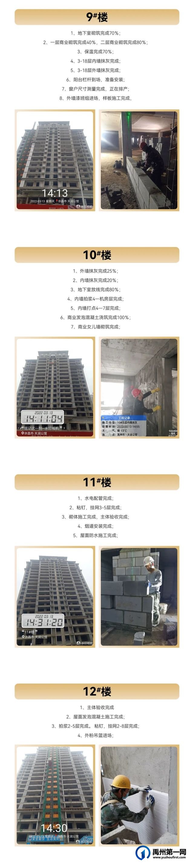 禹州天润公馆3月工程播报万物沐暖阳,春风唤家音!!! 禹州天润公馆3月工程播报万物沐暖阳,春风唤家音!!!