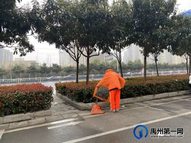 禹州环卫:雨中坚守岗位 确保道路清洁 禹州环卫:雨中坚守岗位 确保道路清洁