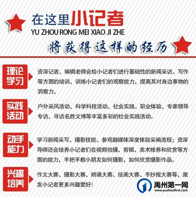 记者素养,从小培养!2022年禹州融媒“小记者”开始招募了! 记者素养,从小培养!2022年禹州融媒“小记者”开始招募了!
