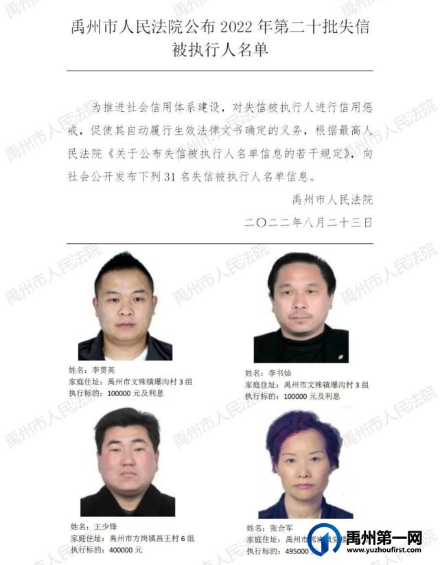 禹州：曝光这31人，附照片地址！