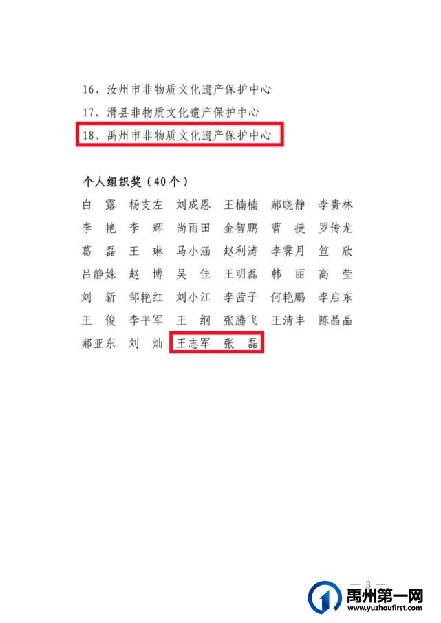 禹州市非物质文化遗产保护中心荣获省级殊荣 禹州市非物质文化遗产保护中心荣获省级殊荣