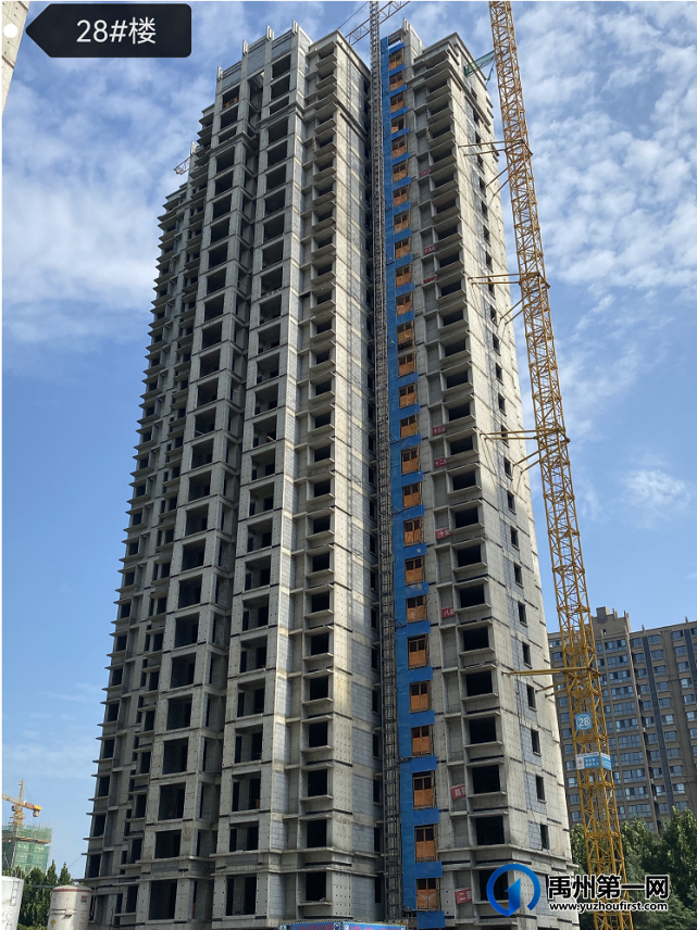 禹州新龙华庭九月家书:西地块最新的工程进度 禹州新龙华庭九月家书:西地块最新的工程进度