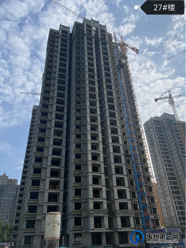 禹州新龙华庭九月家书:西地块最新的工程进度 禹州新龙华庭九月家书:西地块最新的工程进度