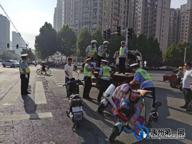 禹州交警严查无牌电动车上路行驶! 禹州交警严查无牌电动车上路行驶!