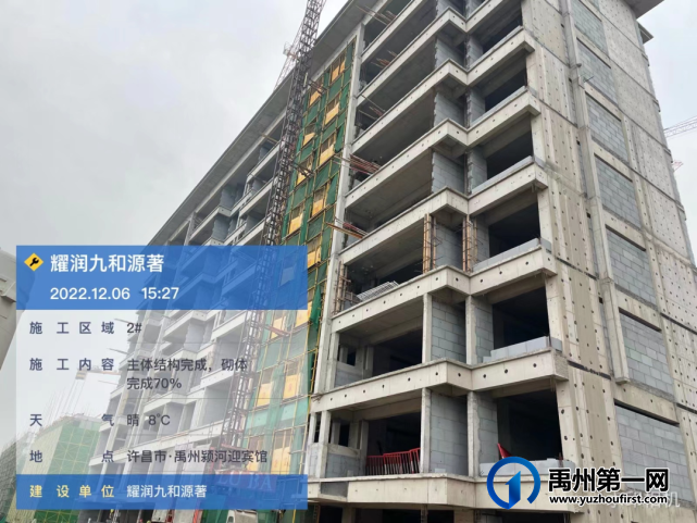 禹州耀润九和源著12月工程进度 禹州耀润九和源著12月工程进度
