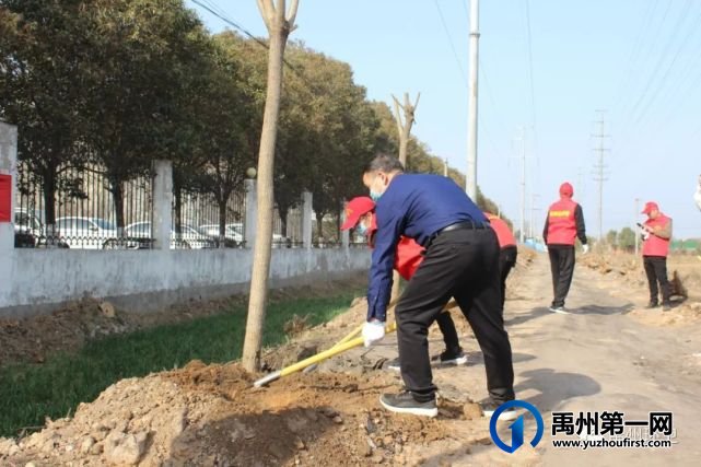 禹州环卫:春日晴方好 植树正当时 禹州环卫:春日晴方好 植树正当时