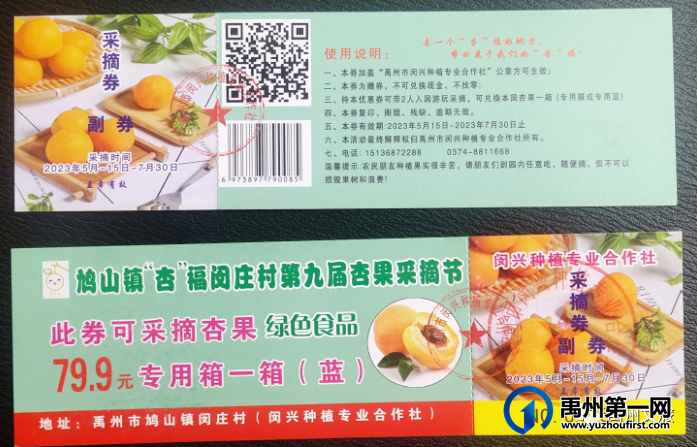 禹州鸠山镇闵庄杏果采摘旅游文化节隆重开幕 禹州鸠山镇闵庄杏果采摘旅游文化节隆重开幕