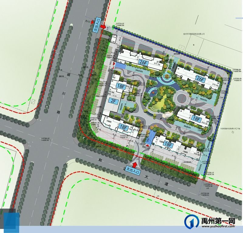 禹州锦绣苑住宅小区修规批前公示 禹州锦绣苑住宅小区修规批前公示