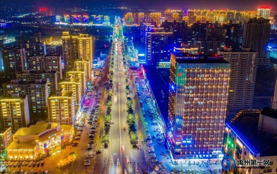 禹州市住建局 三个举措扮靓城市夜景
