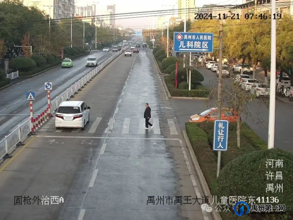 禹州公安交警五大曝光丨斑马线前不礼让行人？曝光！