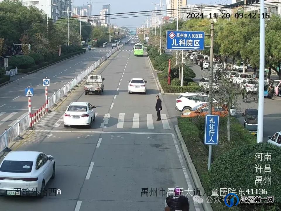 禹州公安交警五大曝光丨斑马线前不礼让行人？曝光！