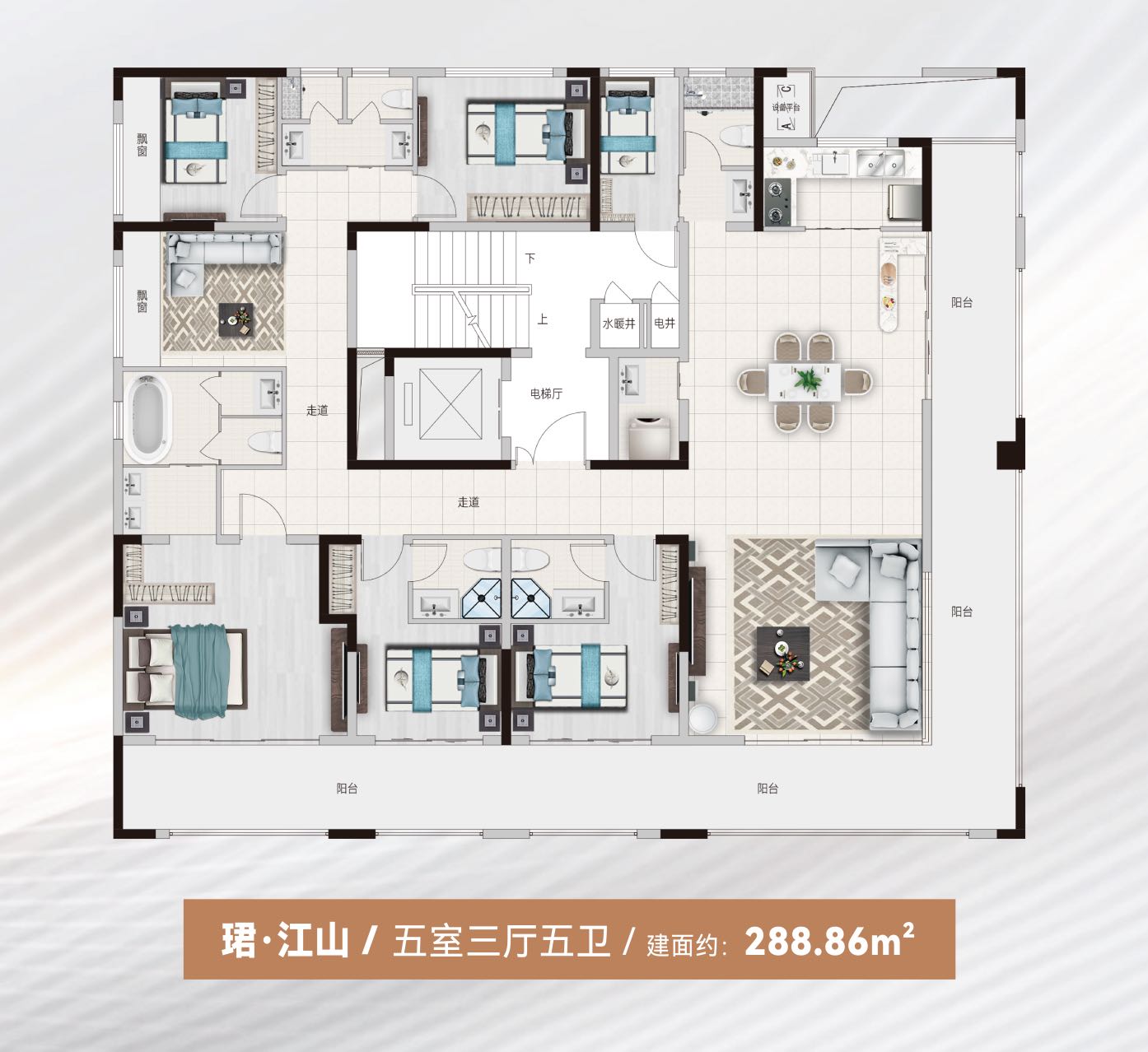 五室户型